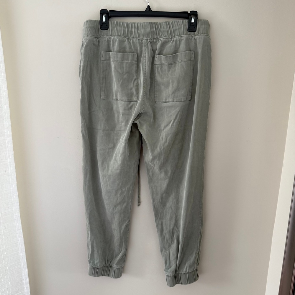 Cloth & Stone Sage Green Tencel Blend‎ Joggers Drawstring Waist Size M